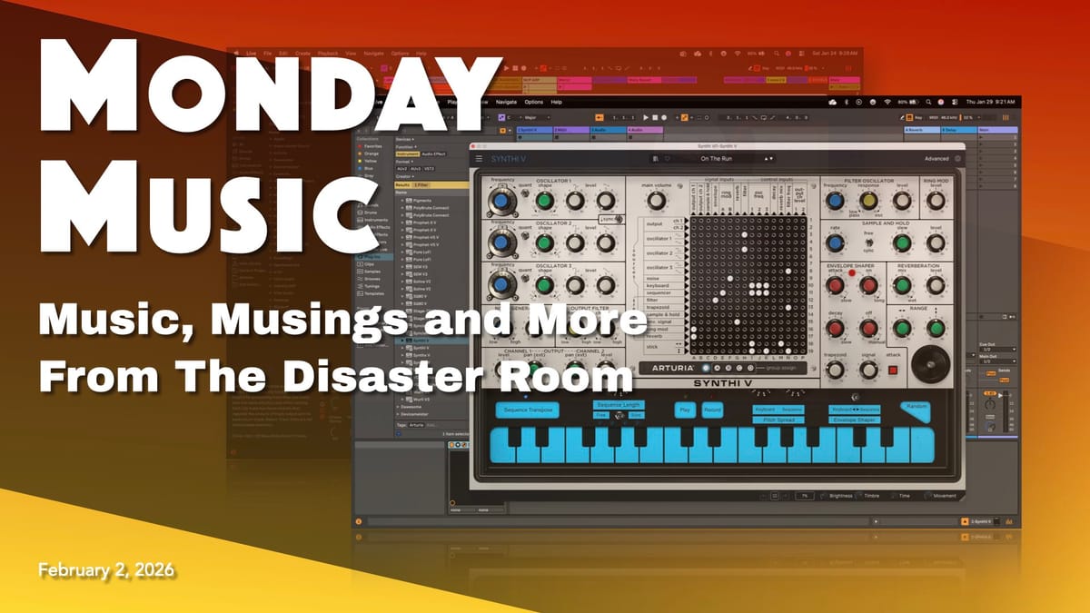 REPLAY: MONDAY MUSIC - February 2, 2026 - Exploring my less-used plugins... Part 2