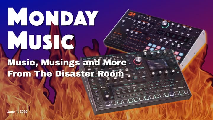 REPLAY: MONDAY MUSIC - June 1, 2026 - Leviasynth and Hydrasynth are Musical Fire!